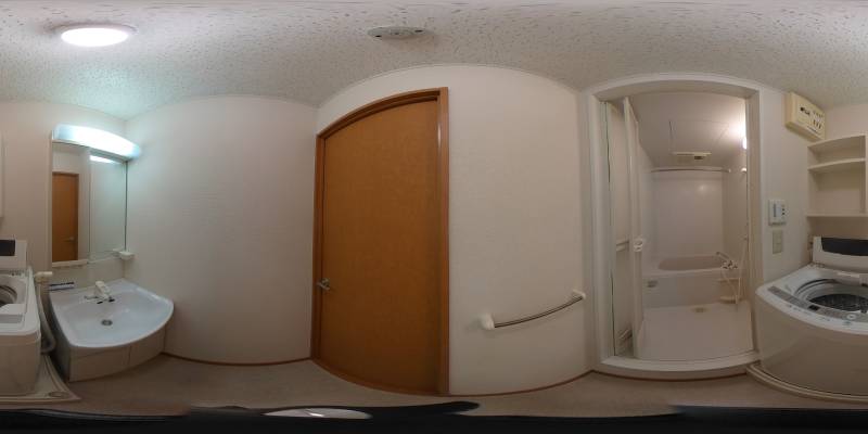パノラマ画像洗面所