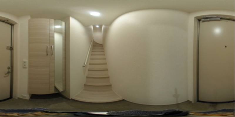 パノラマ画像玄関