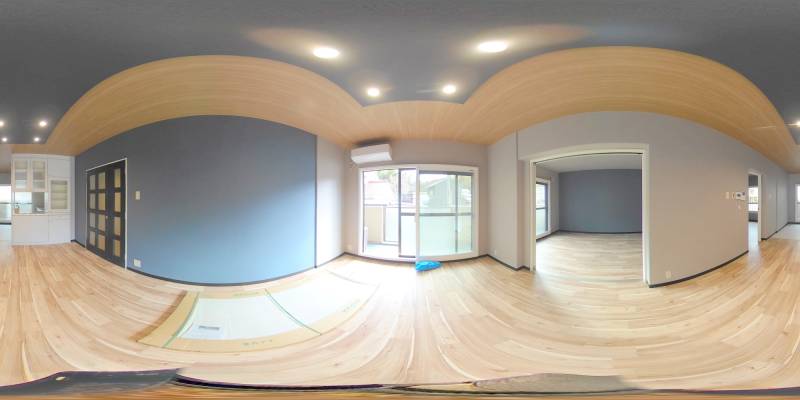 パノラマ画像リビング