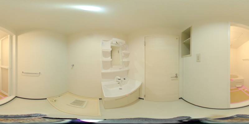 パノラマ画像洗面所