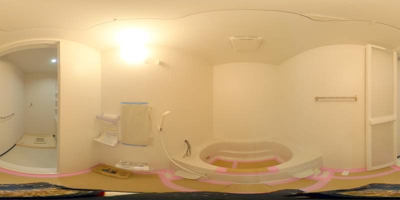 パノラマ画像バスルーム