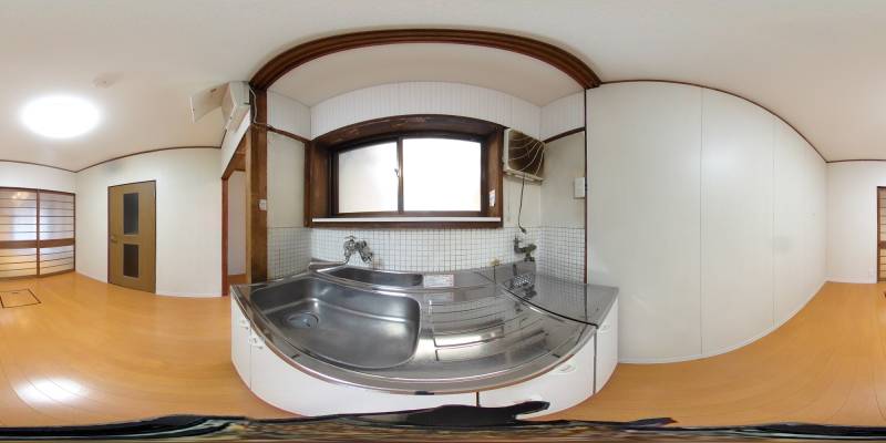 パノラマ画像キッチン