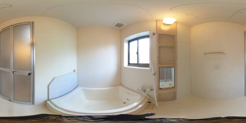 パノラマ画像バスルーム