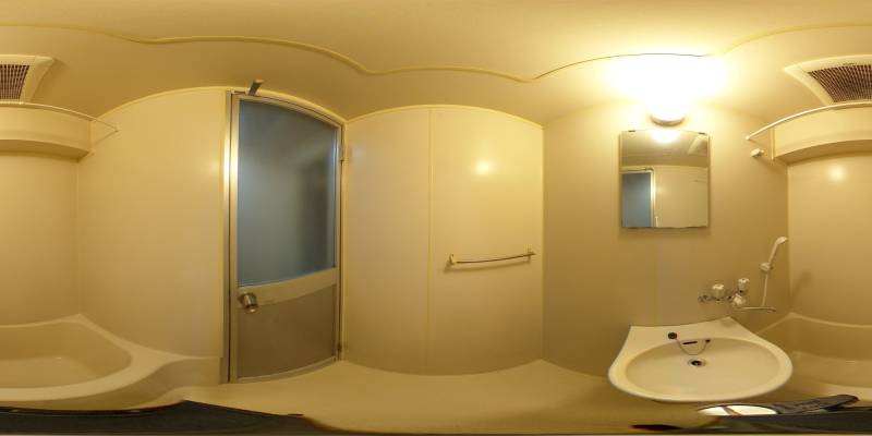 パノラマ画像バスルーム