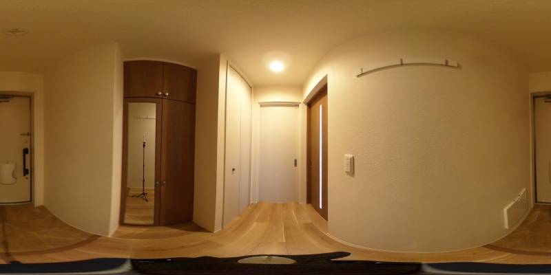 パノラマ画像玄関