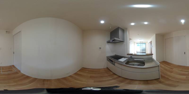 パノラマ画像キッチン
