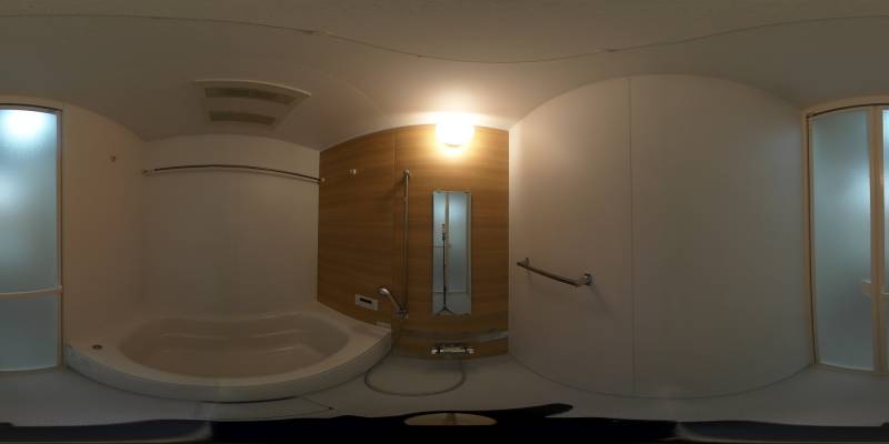 パノラマ画像バスルーム