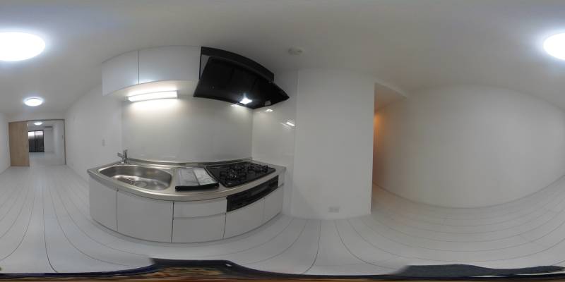 パノラマ画像キッチン