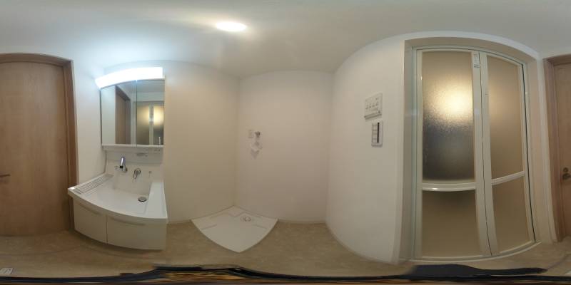 パノラマ画像洗面所