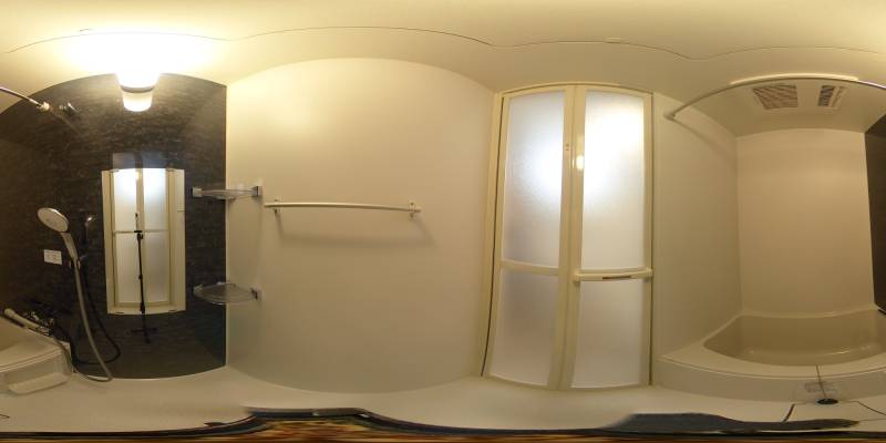 パノラマ画像バスルーム