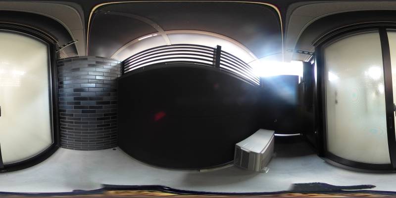 パノラマ画像バルコニー