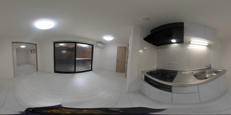 パノラマ画像キッチン