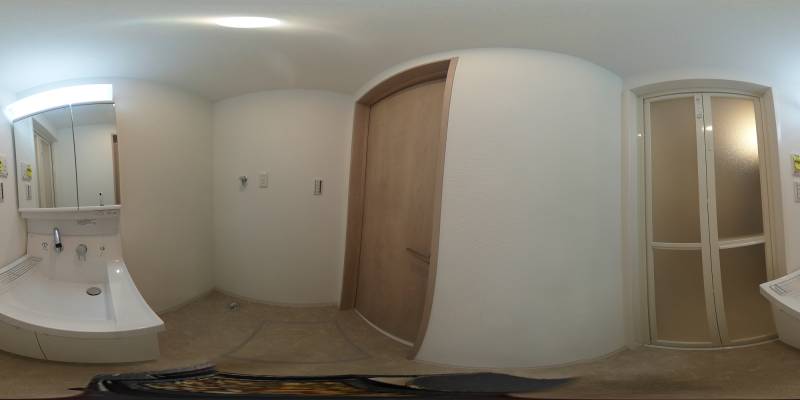 パノラマ画像洗面所