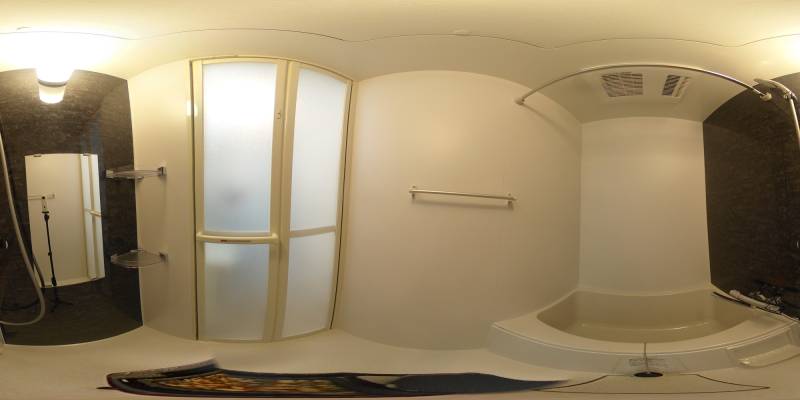 パノラマ画像バスルーム