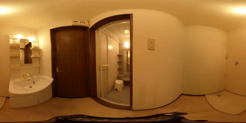 パノラマ画像洗面所