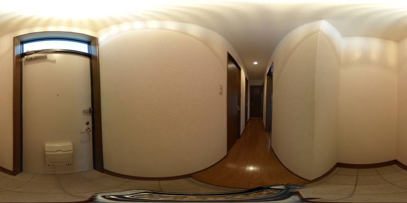 パノラマ画像玄関