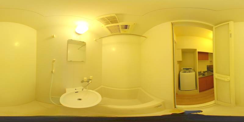 パノラマ画像バスルーム