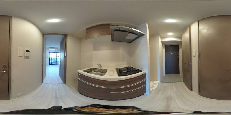 パノラマ画像キッチン