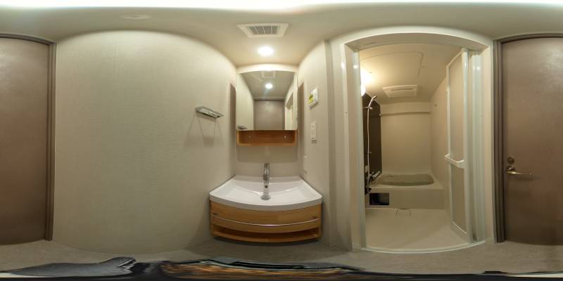 パノラマ画像洗面所