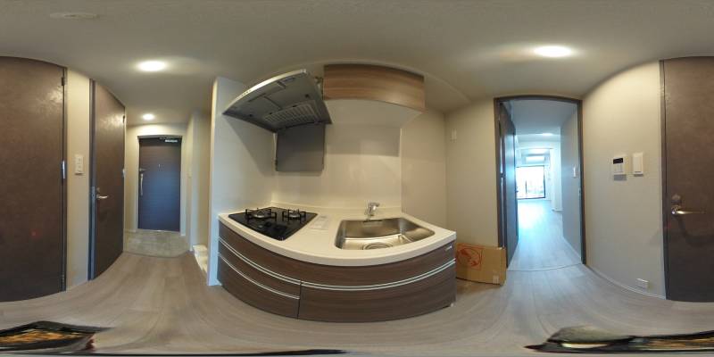 パノラマ画像キッチン