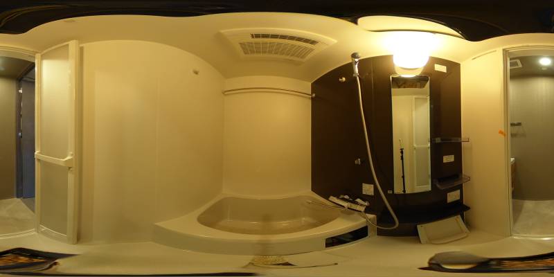 パノラマ画像バスルーム