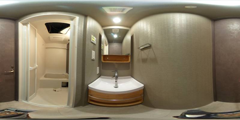 パノラマ画像洗面所