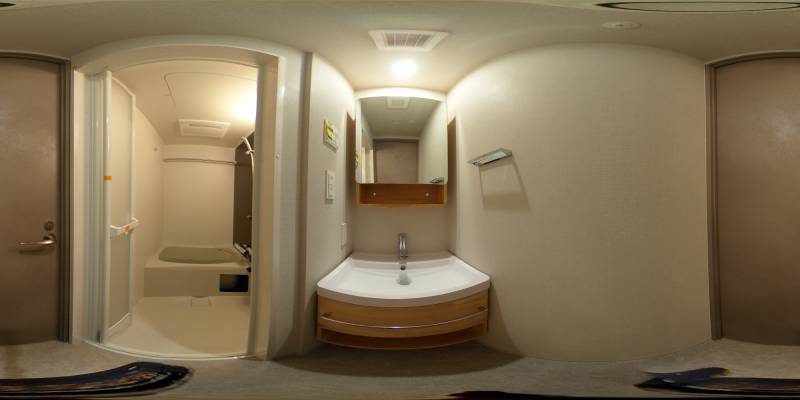 パノラマ画像バルコニー