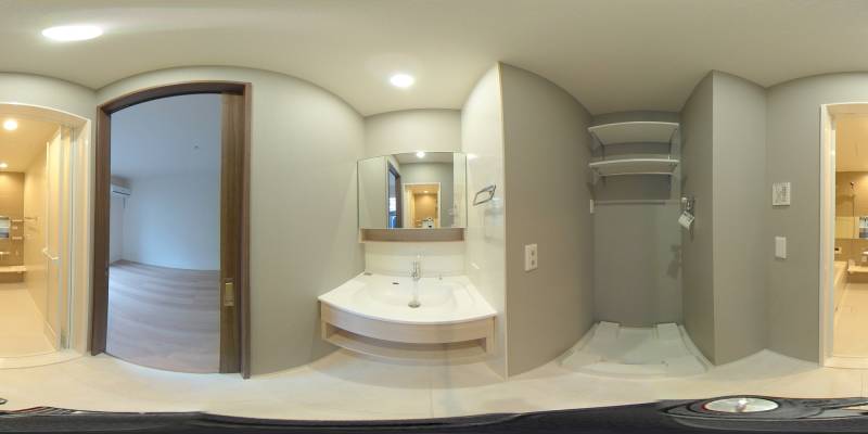 パノラマ画像洗面所