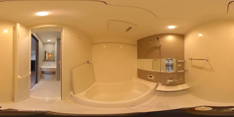 パノラマ画像バスルーム