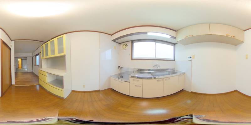 パノラマ画像キッチン