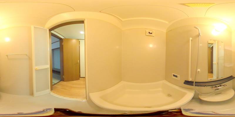 パノラマ画像バスルーム