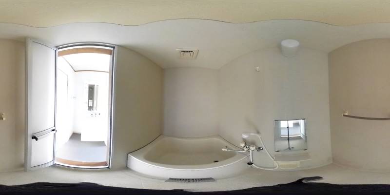 パノラマ画像バスルーム