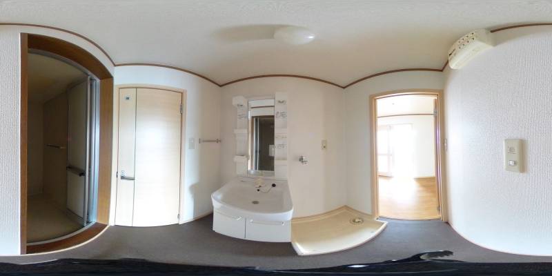 パノラマ画像洗面所