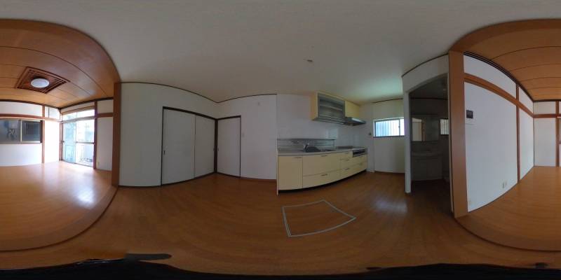 パノラマ画像リビング