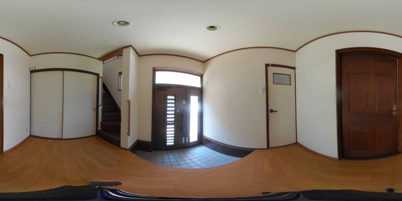 パノラマ画像玄関