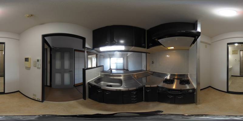 パノラマ画像キッチン