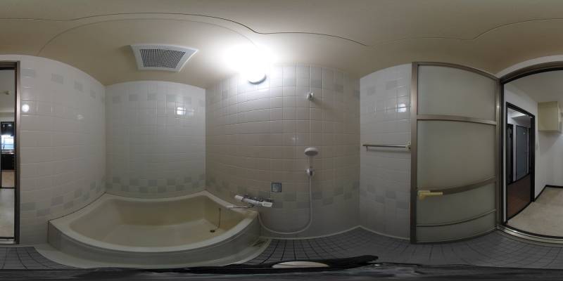 パノラマ画像バスルーム