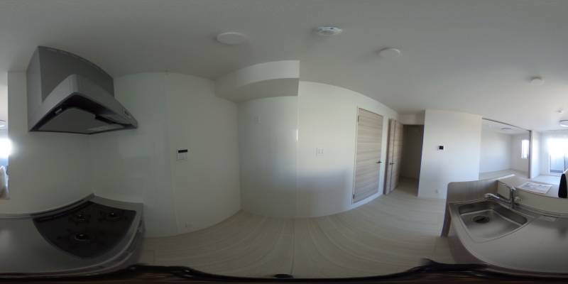 パノラマ画像キッチン