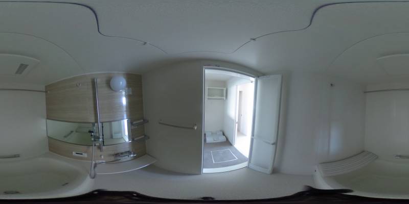 パノラマ画像バスルーム