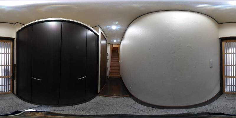 パノラマ画像玄関