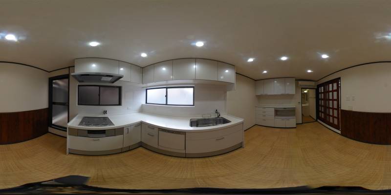 パノラマ画像キッチン