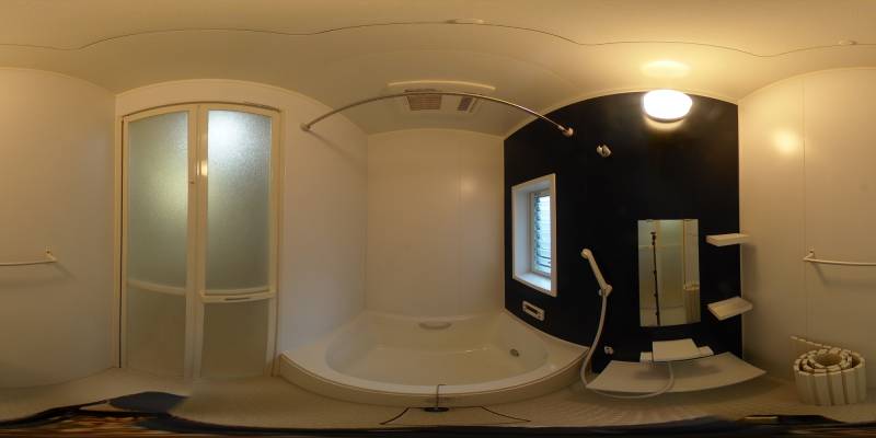 パノラマ画像バスルーム