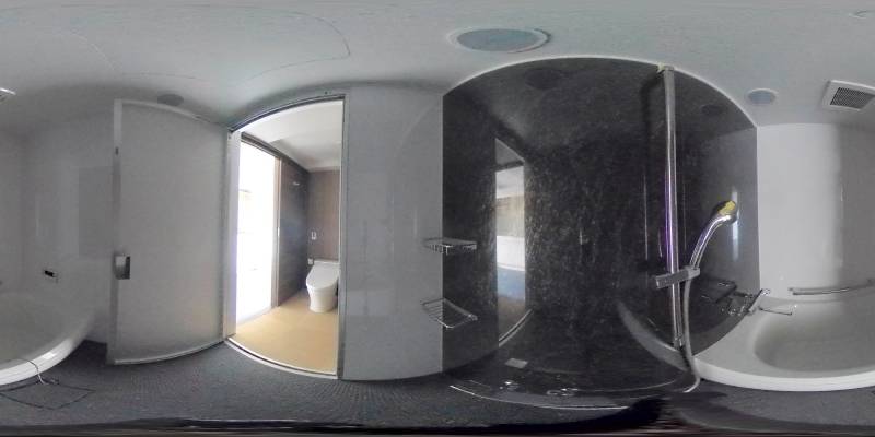 パノラマ画像バスルーム