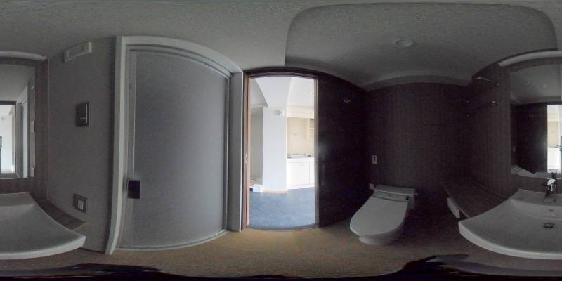 パノラマ画像洗面所