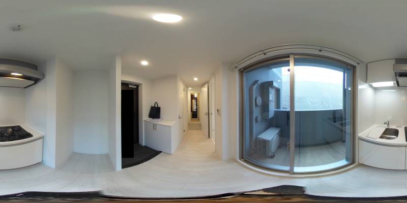 パノラマ画像キッチン