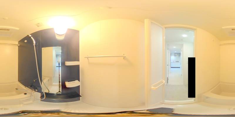 パノラマ画像バスルーム