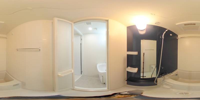 パノラマ画像バスルーム