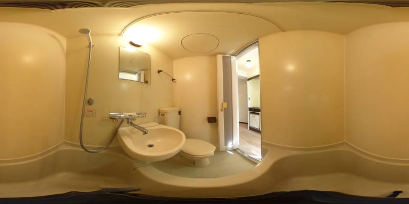 パノラマ画像バスルーム