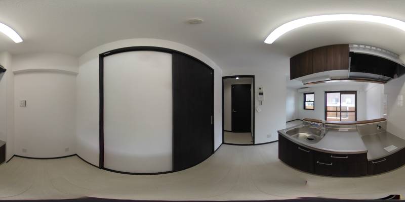 パノラマ画像キッチン