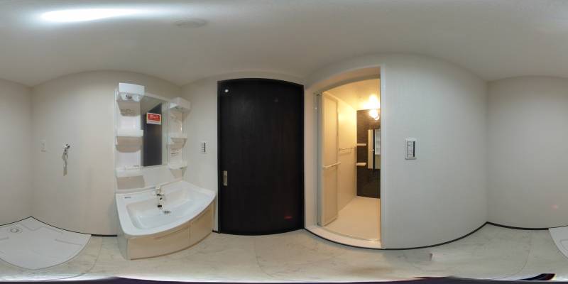 パノラマ画像洗面所